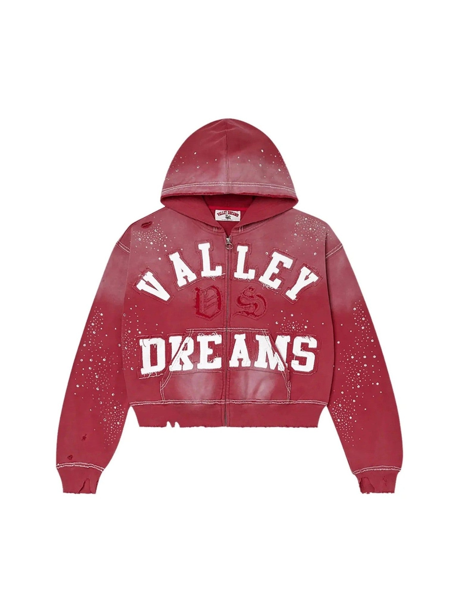 VALLEY RUBY ZIP UP RED