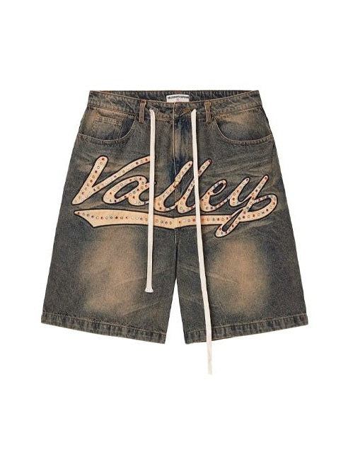 VALLEY SKITTLES JORTS MID BLUE