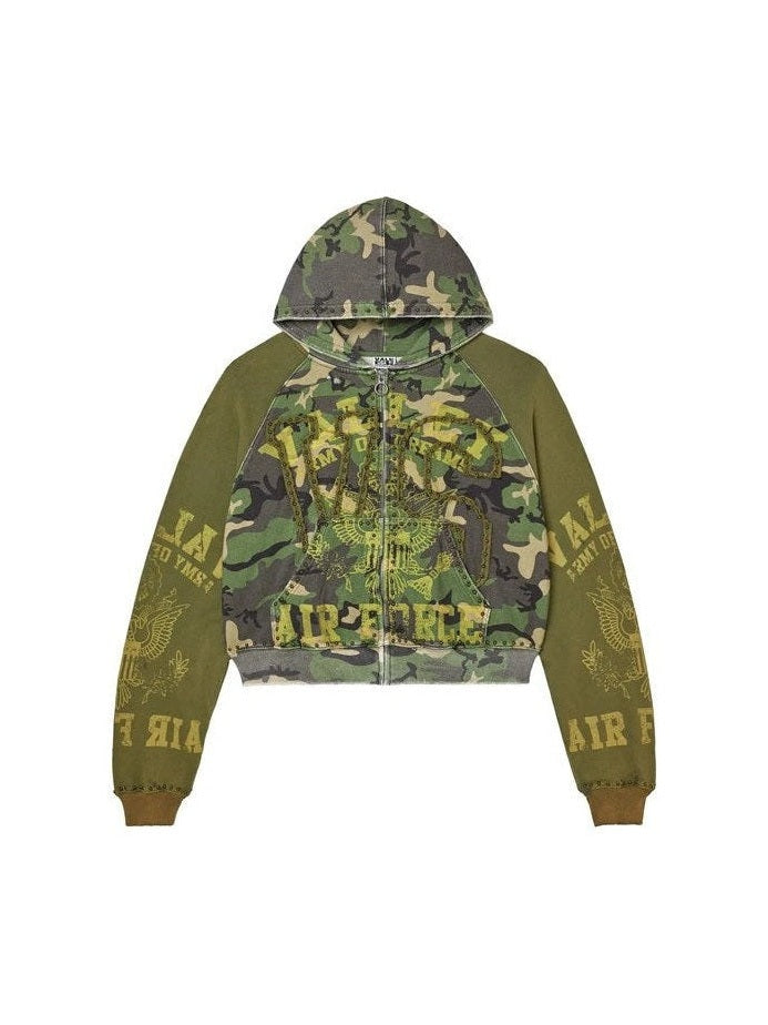 VALLEY TERRAIN ZIP UP HOODIE CAMO