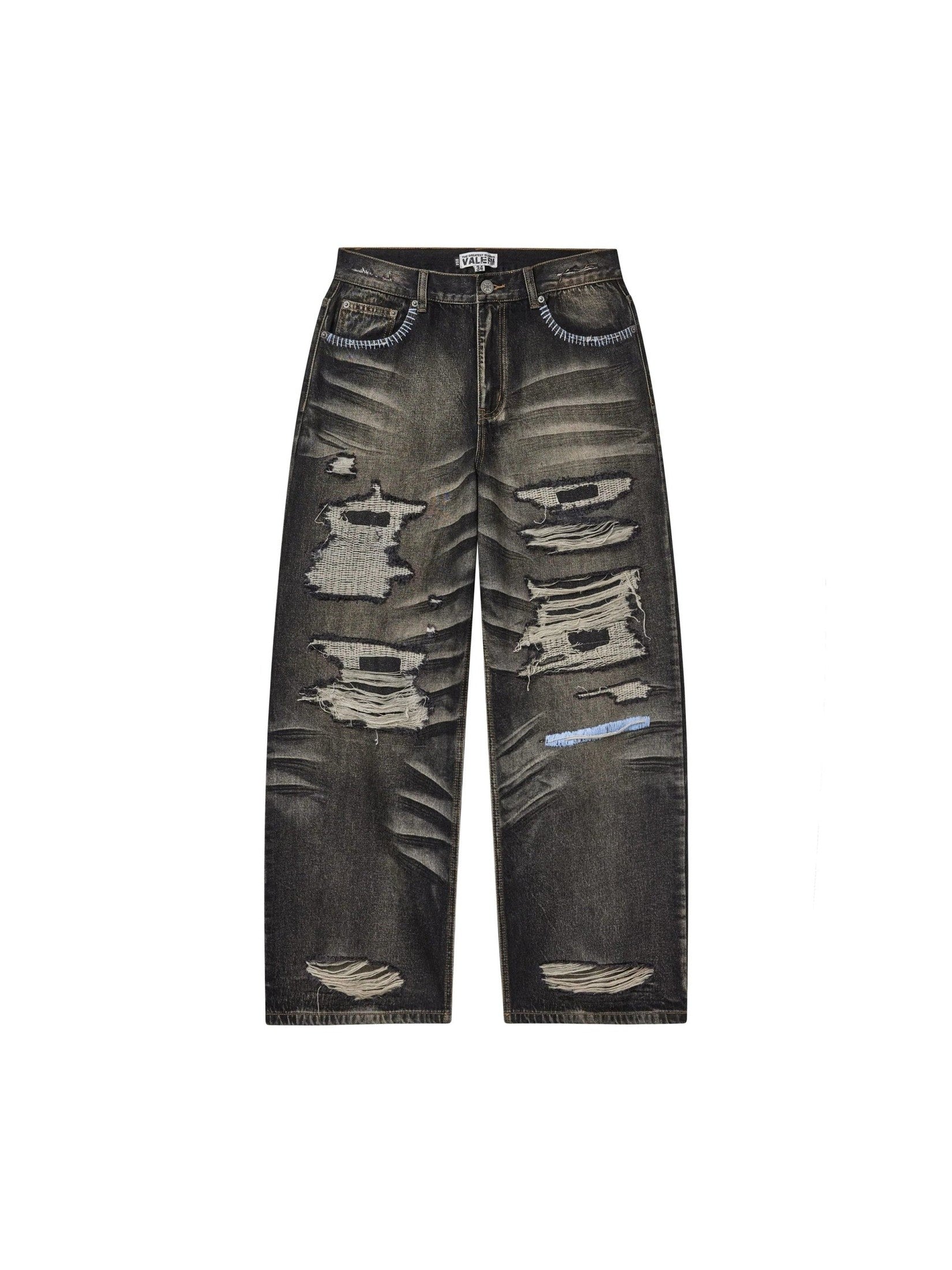 VALLEY THRASHED DENIM BLACK
