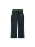 CASABLANCA NAVY LOW-RISE PUNTO JOGGERS WITH CONTRAST PIPING