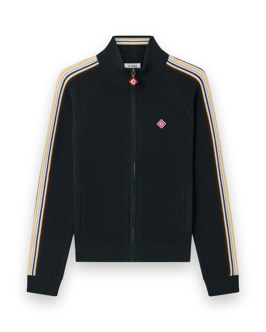 CASABLANCA CAFÉ CULTURE WOOL TRACK JACKET