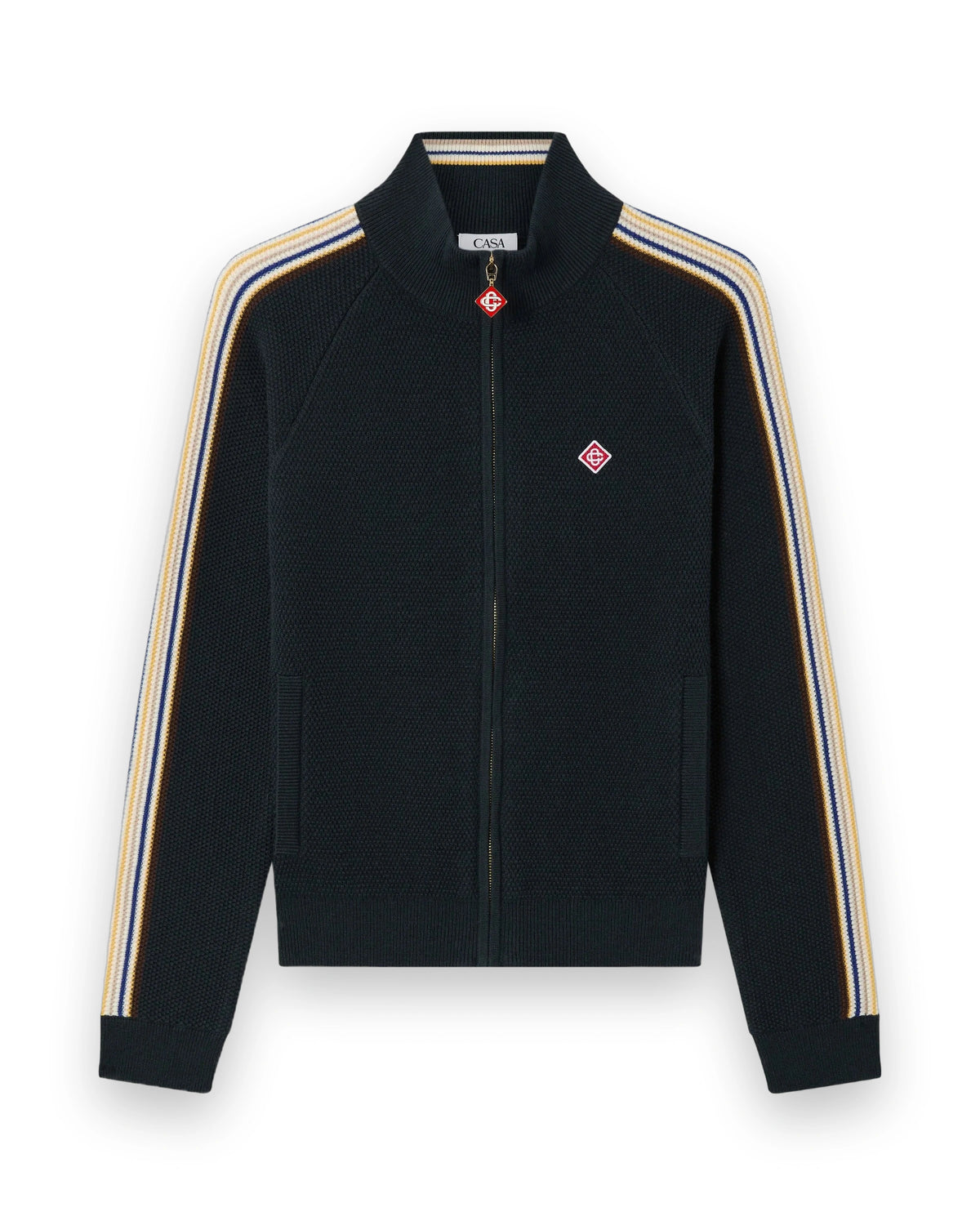 CASABLANCA CAFÉ CULTURE WOOL TRACK JACKET