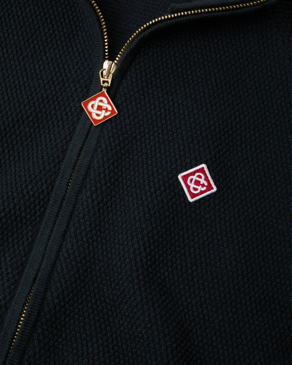 CASABLANCA CAFÉ CULTURE WOOL TRACK JACKET — vista 6