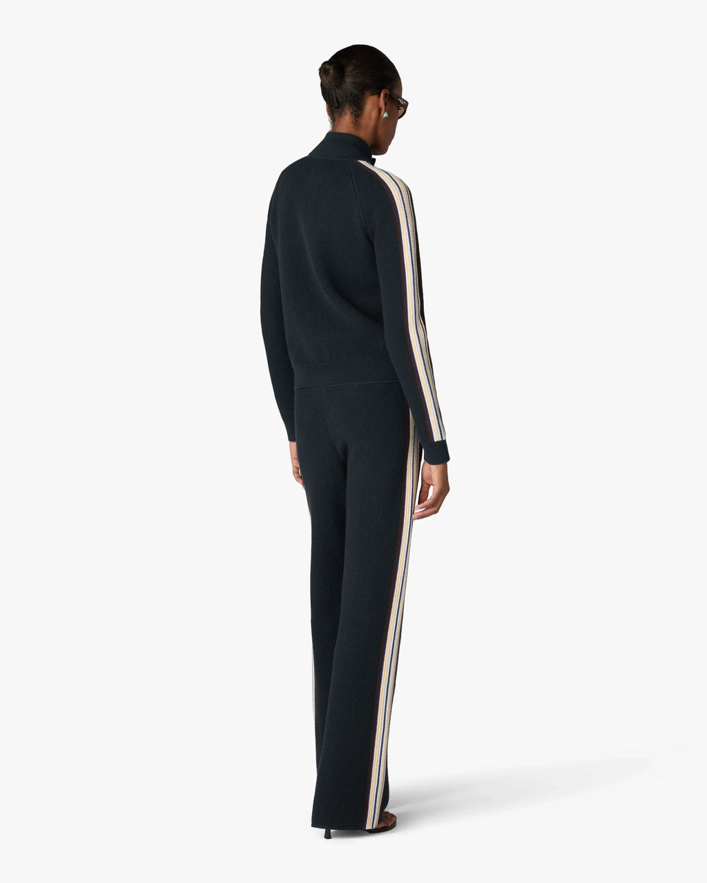 CASABLANCA CAFÉ CULTURE WOOL TRACK JACKET — vista 3