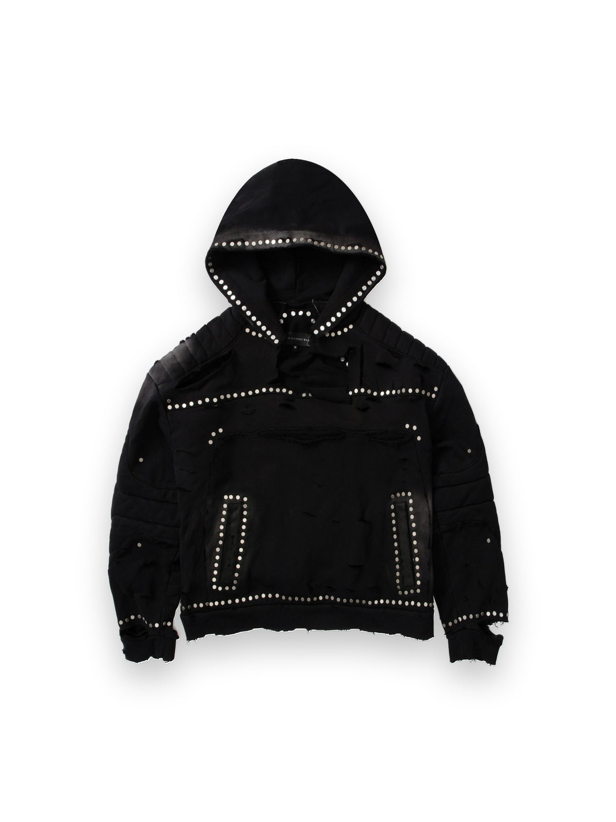 WHO DECIDES WAR HARDWARE AMOUR HOODED PULLOVER