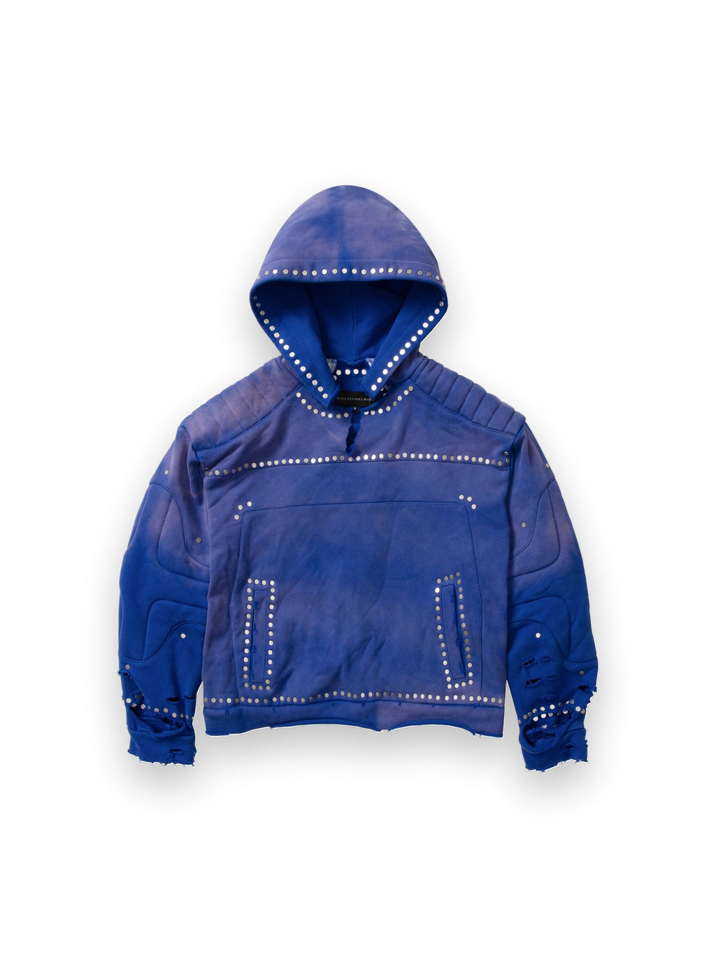 WHO DECIDES WAR HARDWARE AMOUR HOODED PULLOVER
