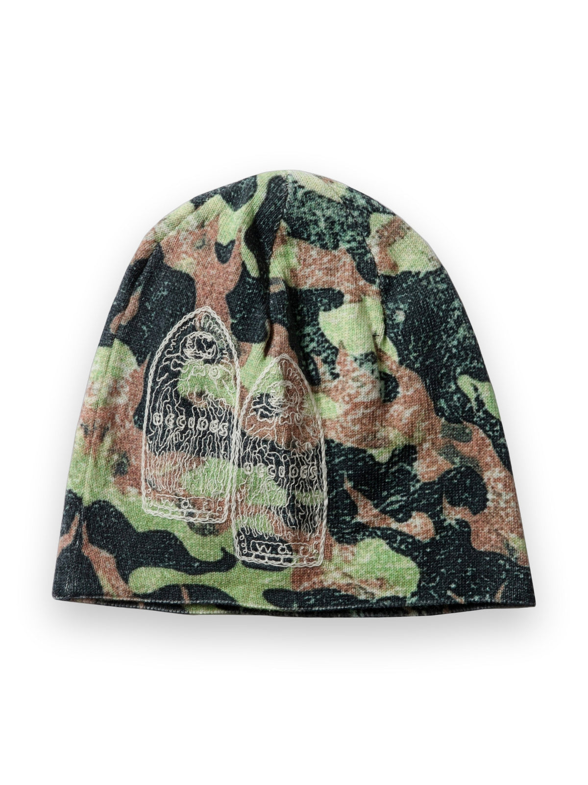 WHO DECIDES WAR FLAME CAMO KNIT HAT