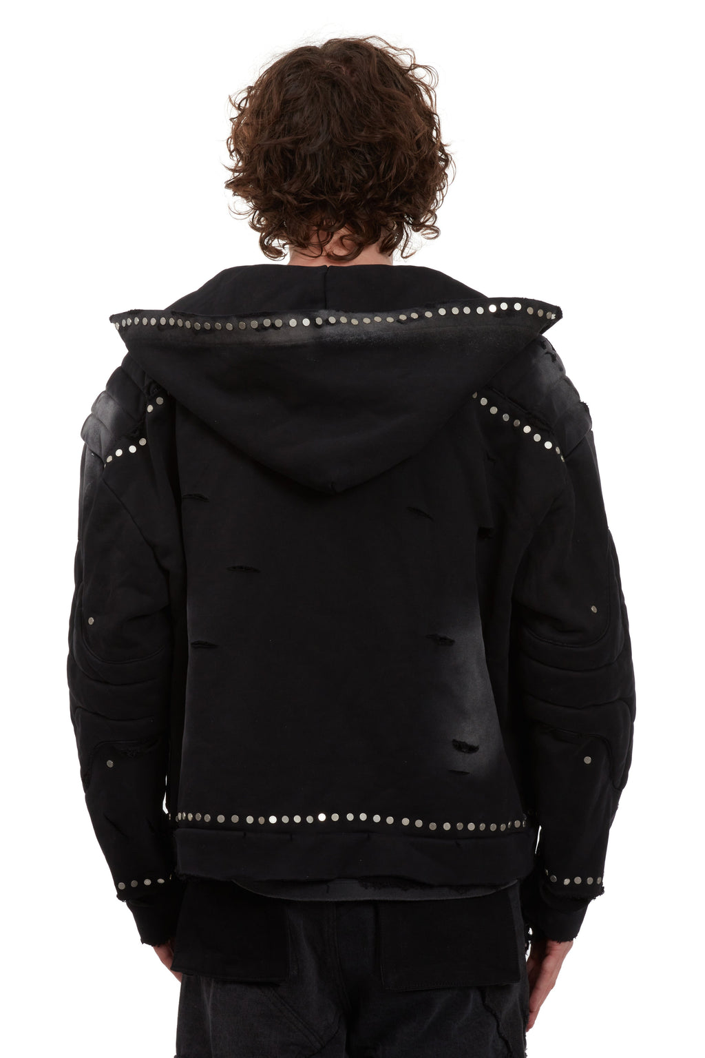 WHO DECIDES WAR HARDWARE AMOUR HOODED PULLOVER — vista 6