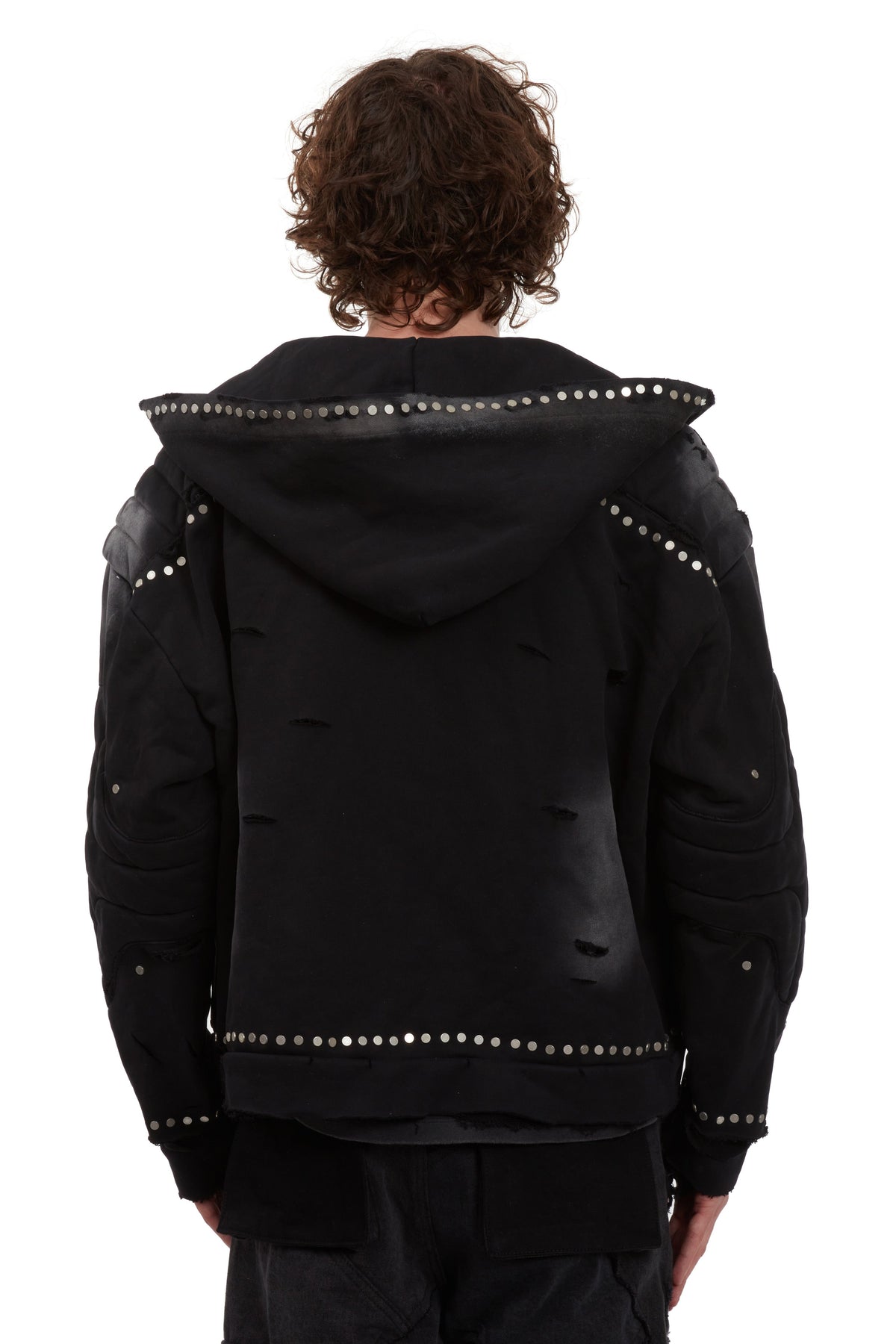WHO DECIDES WAR HARDWARE AMOUR HOODED PULLOVER — vista 6