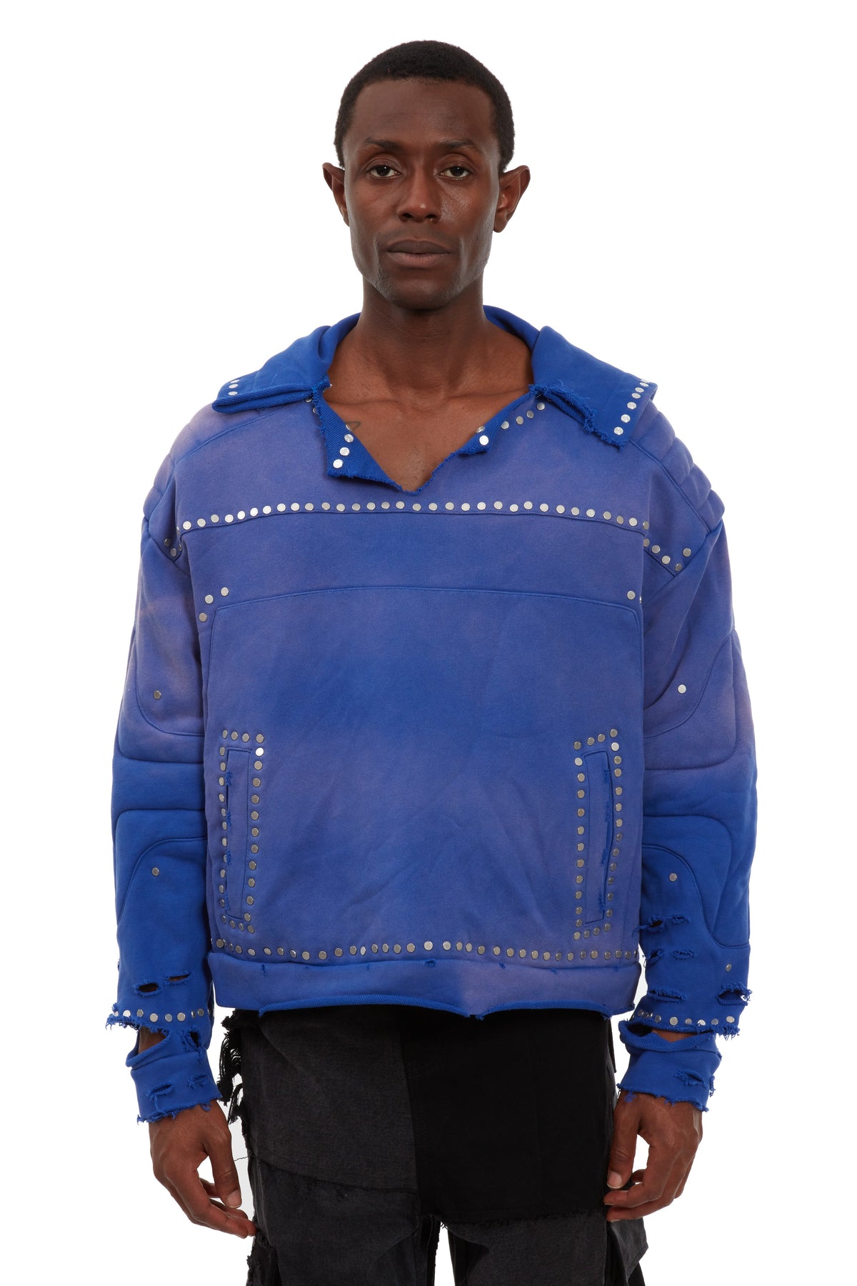 WHO DECIDES WAR HARDWARE AMOUR HOODED PULLOVER — vista 3