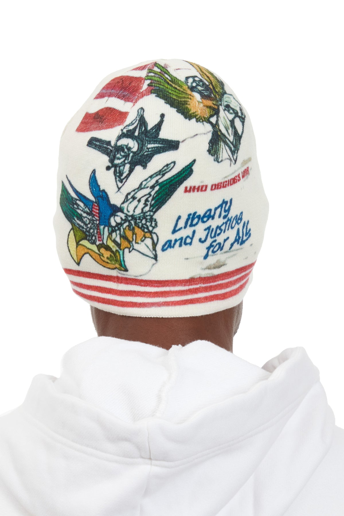 WHO DECIDES WAR AMERICANA KNIT HAT — vista 6