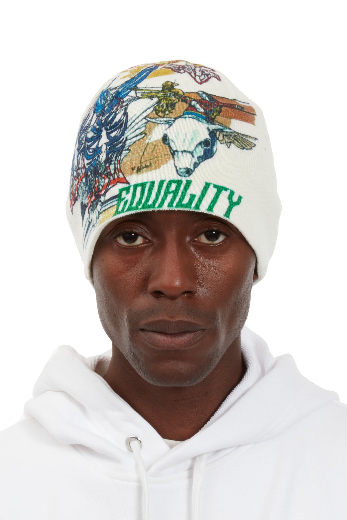 WHO DECIDES WAR AMERICANA KNIT HAT — vista 4