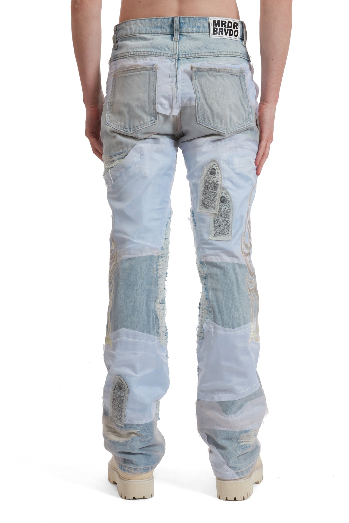 WHO DECIDES WAR WDW WINGED ORGANZA DENIM — vista 6