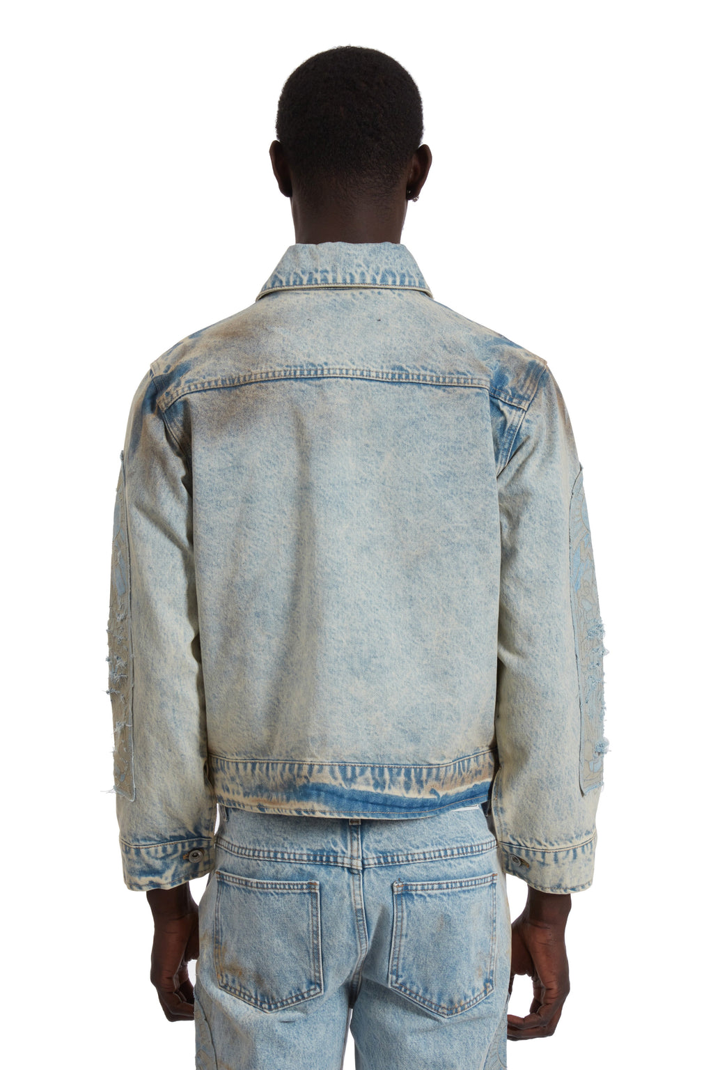 WHO DECIDES WAR MECHANIC SIGNATURE TRUCKER JACKET — vista 6