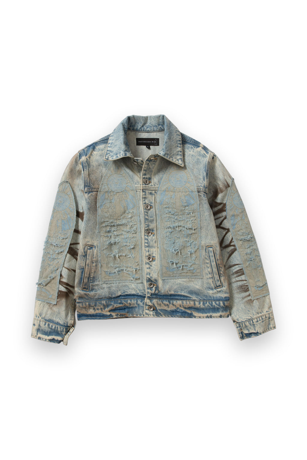 WHO DECIDES WAR MECHANIC SIGNATURE TRUCKER JACKET