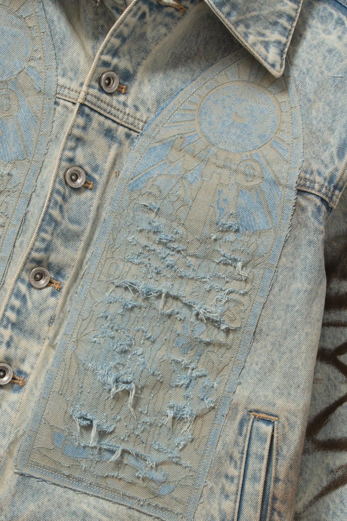 WHO DECIDES WAR MECHANIC SIGNATURE TRUCKER JACKET — vista 2