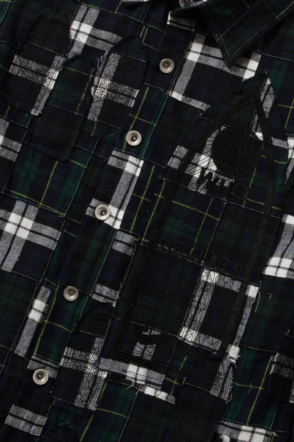 WHO DECIDES WAR PATCHED ARCH FLANNEL — vista 2
