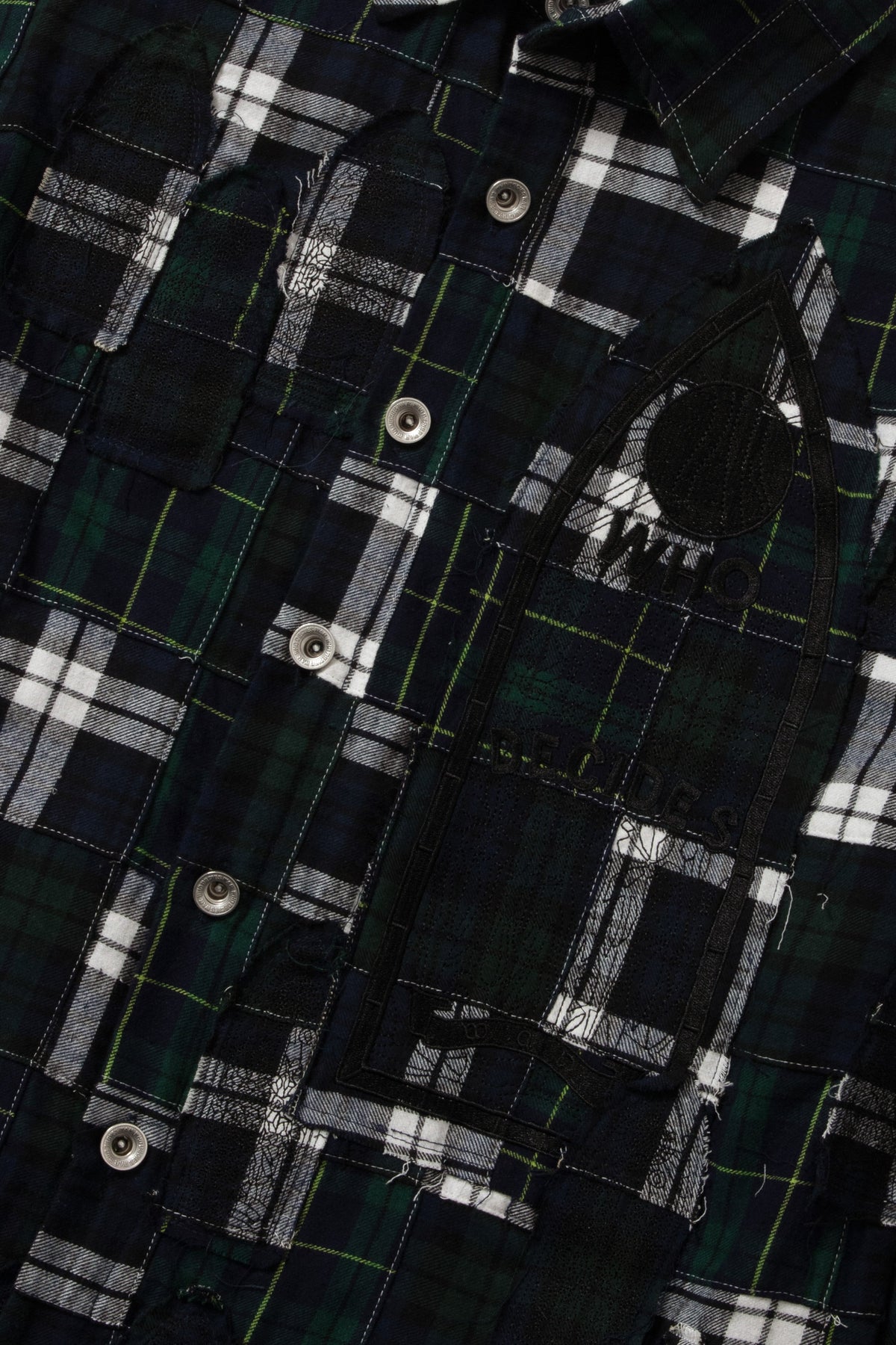WHO DECIDES WAR PATCHED ARCH FLANNEL — vista 2