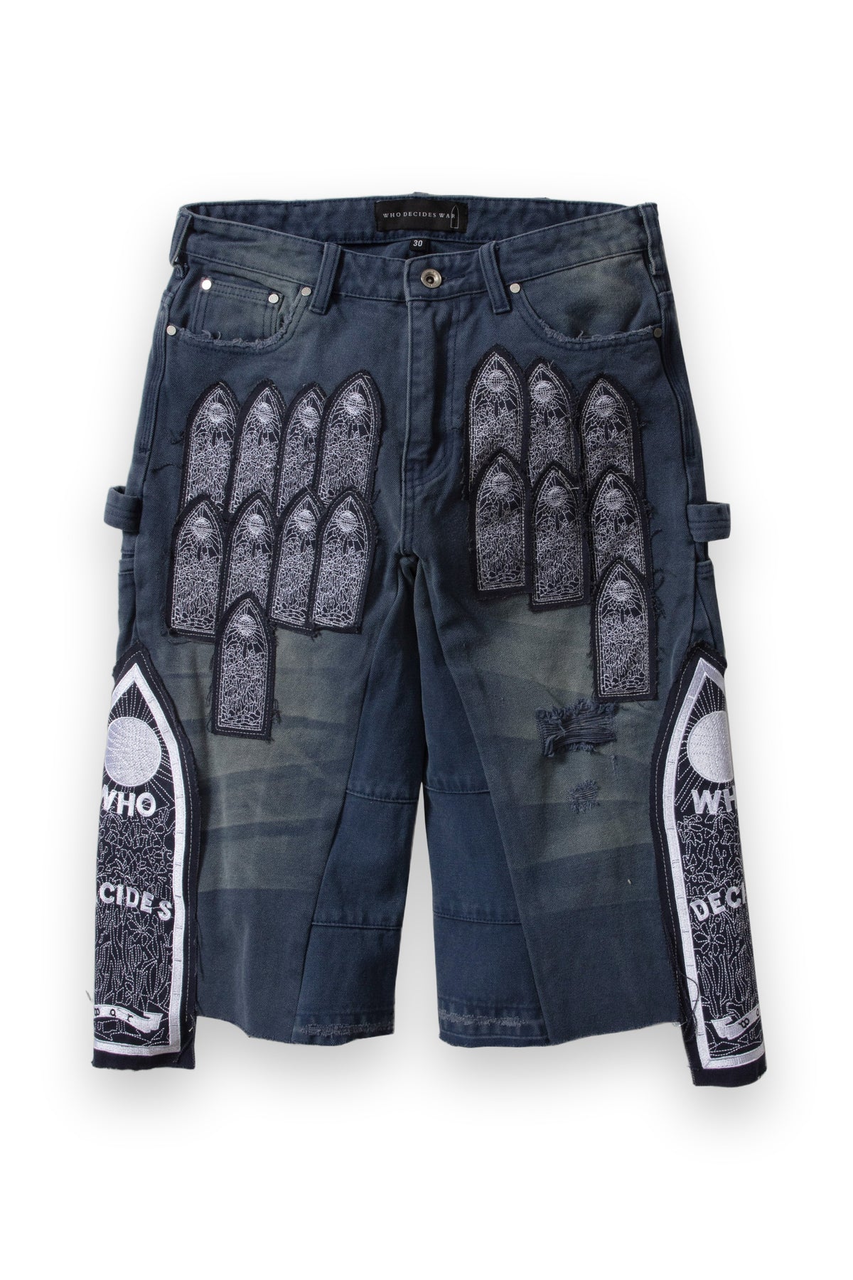 WHO DECIDES WAR PATCH ARCHED CARPENTER SHORT