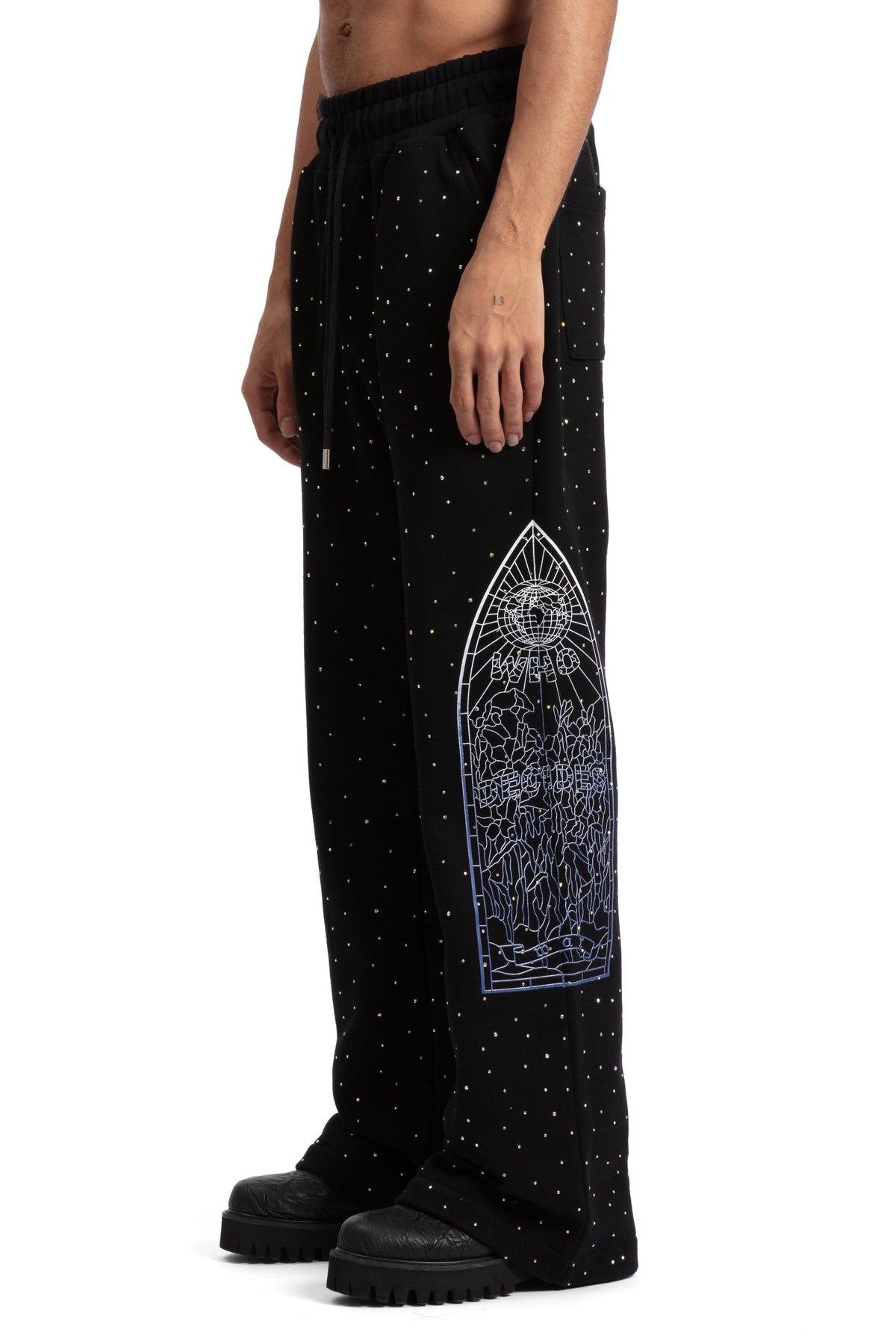 WHO DECIDES WAR RHINESTONE SWEATPANT — vista 4