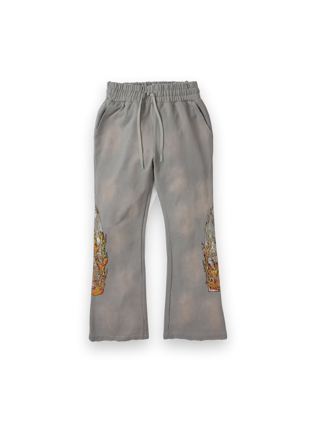 WHO DECIDES WAR FADED FLAME GLASS SWEATPANT