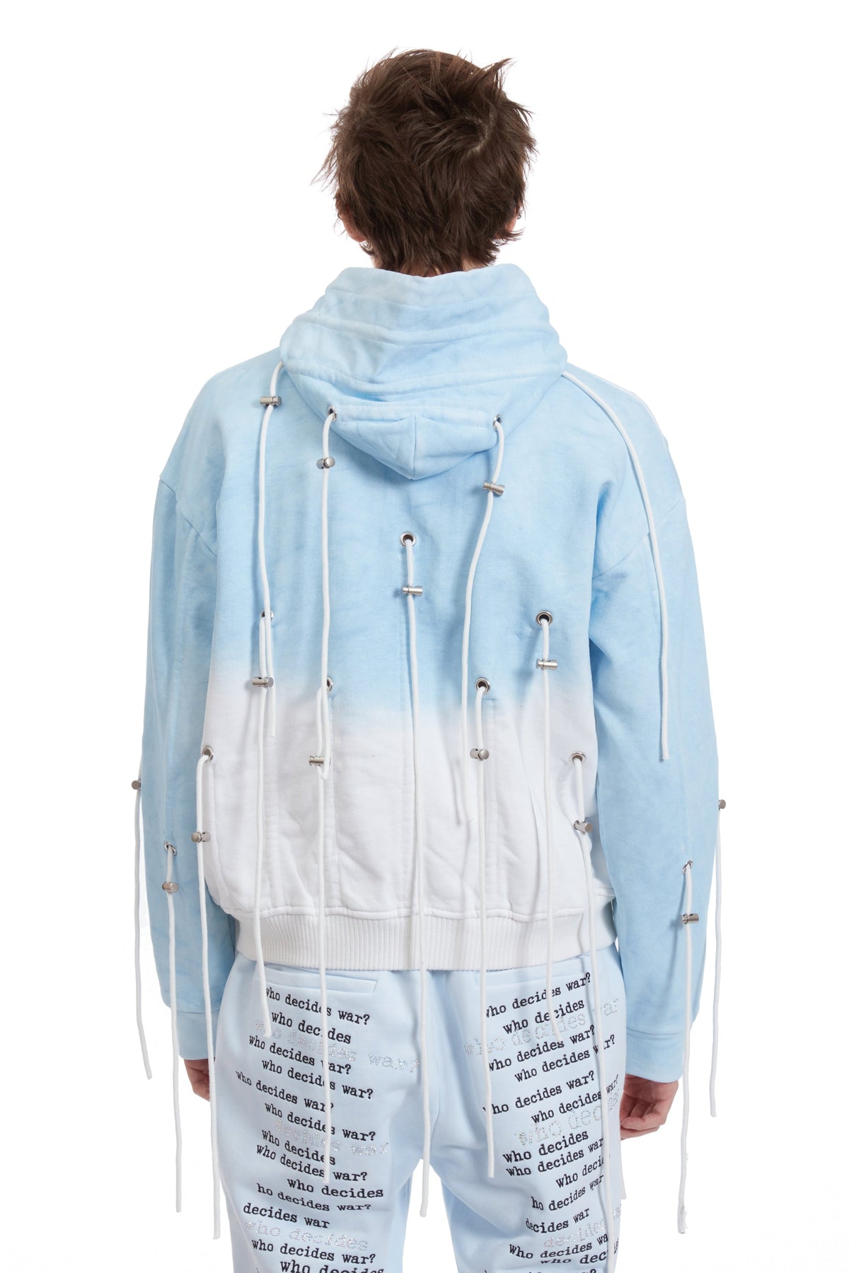 WHO DECIDES WAR STRING THEORY ZIP UP HOODIE — vista 6