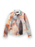 WHO DECIDES WAR HOLLOW GLASS SUNFIRE BUTTON UP
