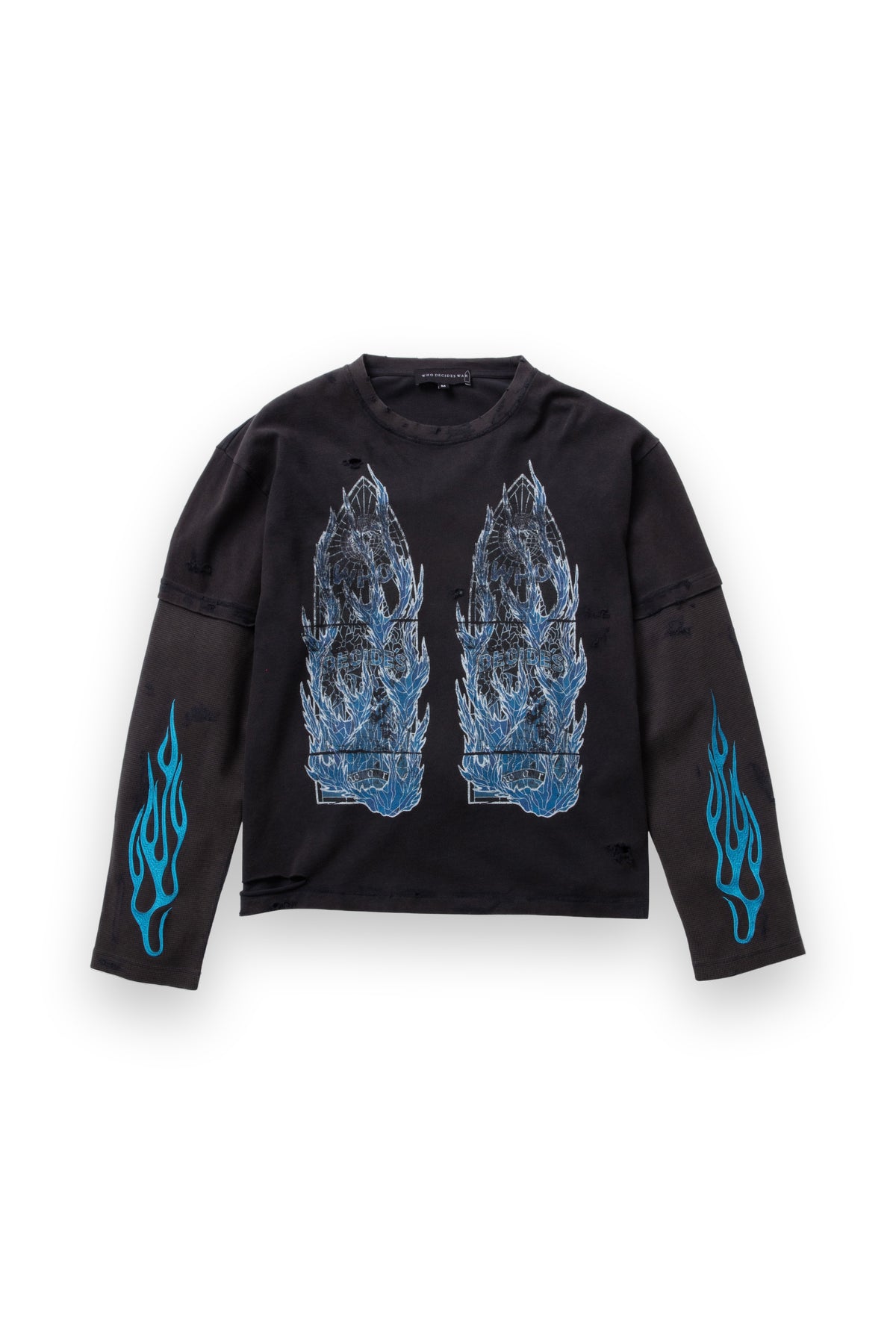 WHO DECIDES WAR FLAME GLASS DOUBLE JERSEY