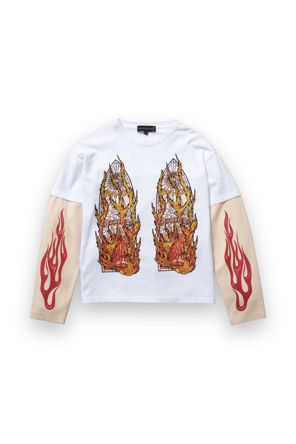 WHO DECIDES WAR FLAME GLASS DOUBLE JERSEY