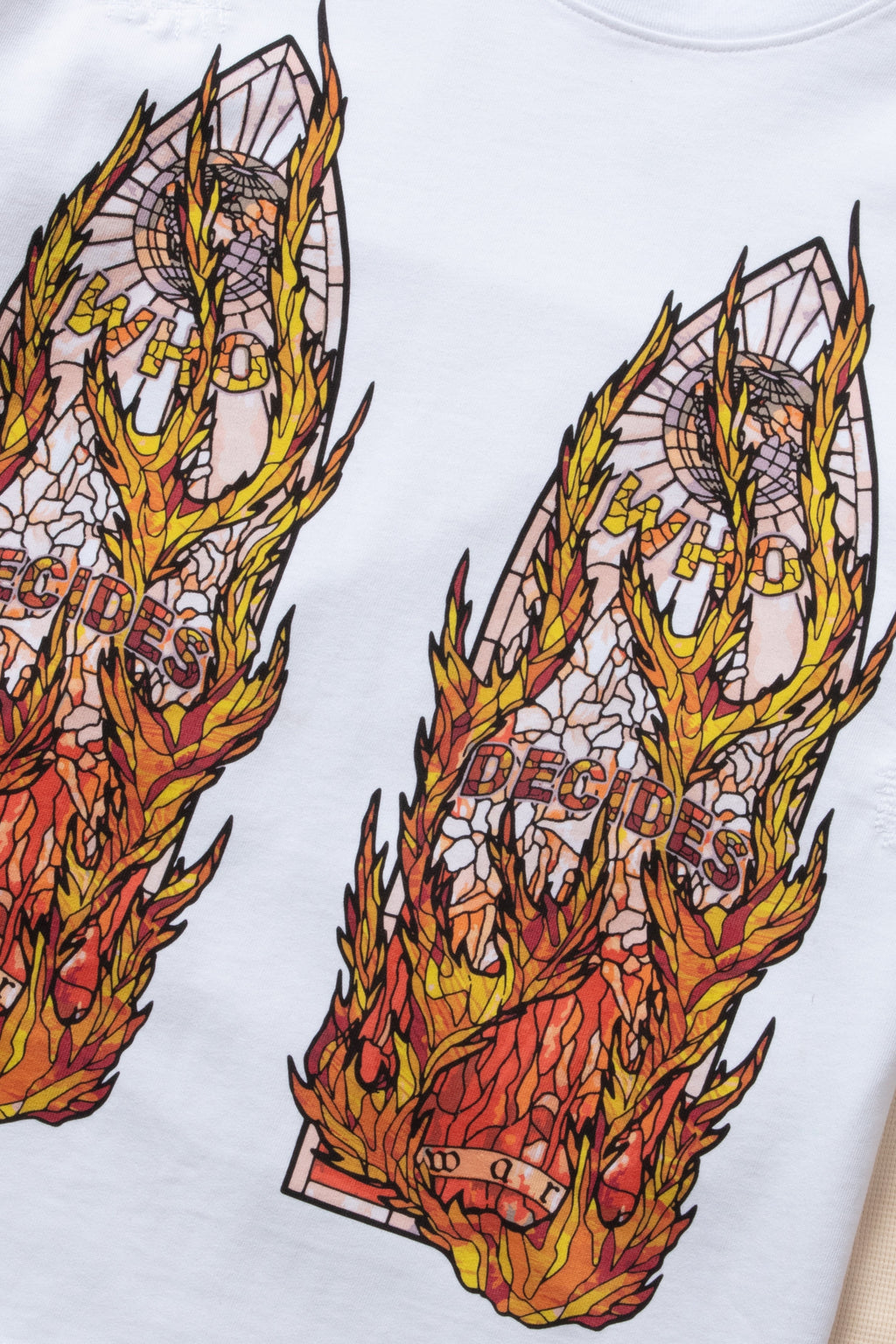 WHO DECIDES WAR FLAME GLASS DOUBLE JERSEY — vista 2