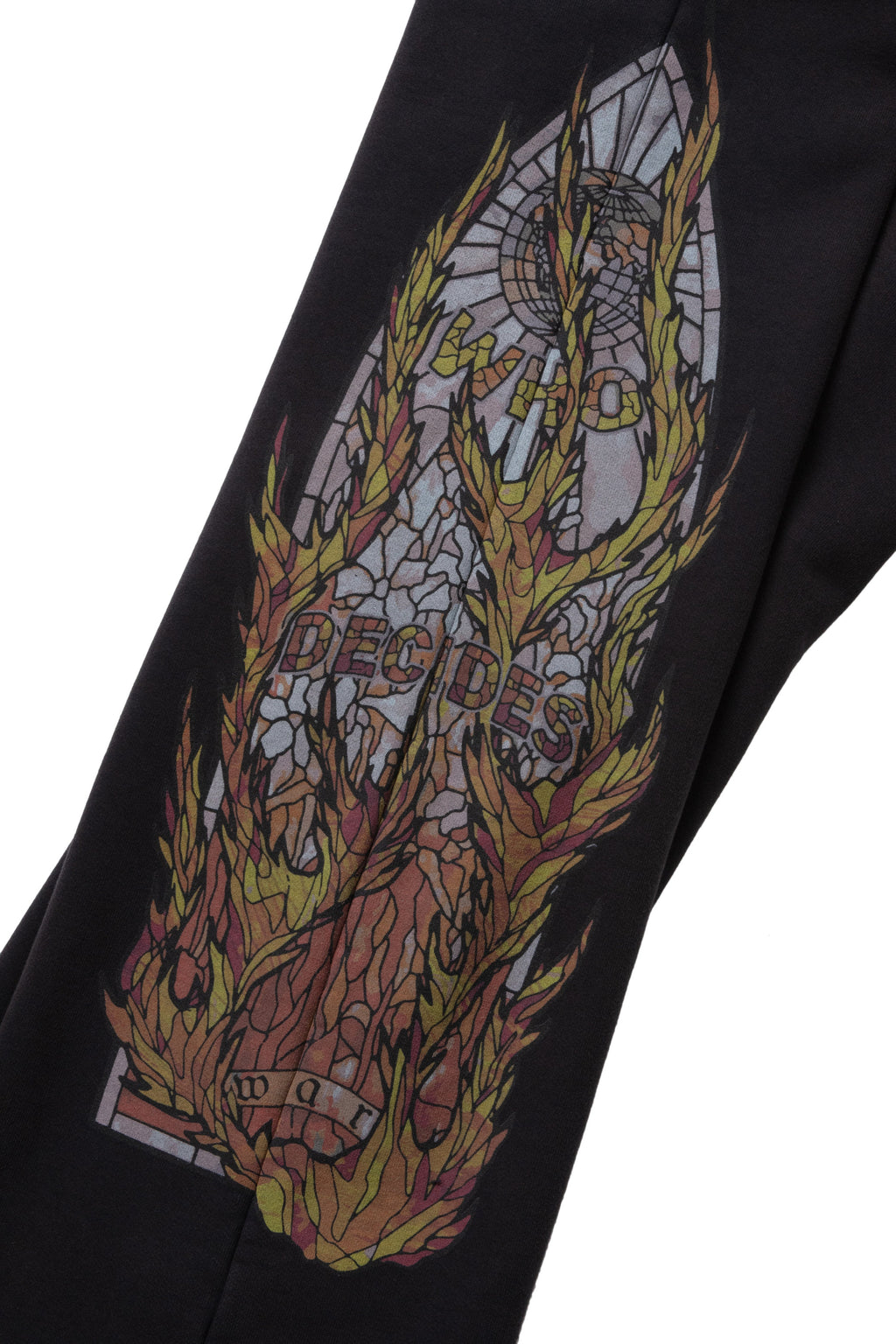 WHO DECIDES WAR FLAME GLASS HARDWARE SWEATPANT — vista 2