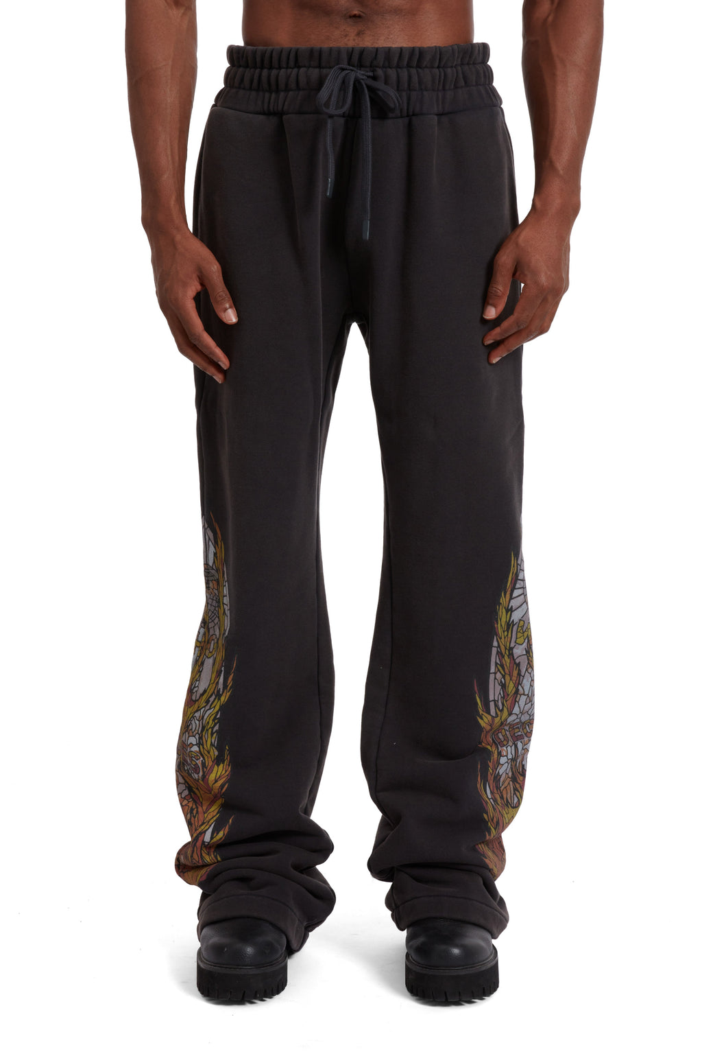 WHO DECIDES WAR FLAME GLASS HARDWARE SWEATPANT — vista 3
