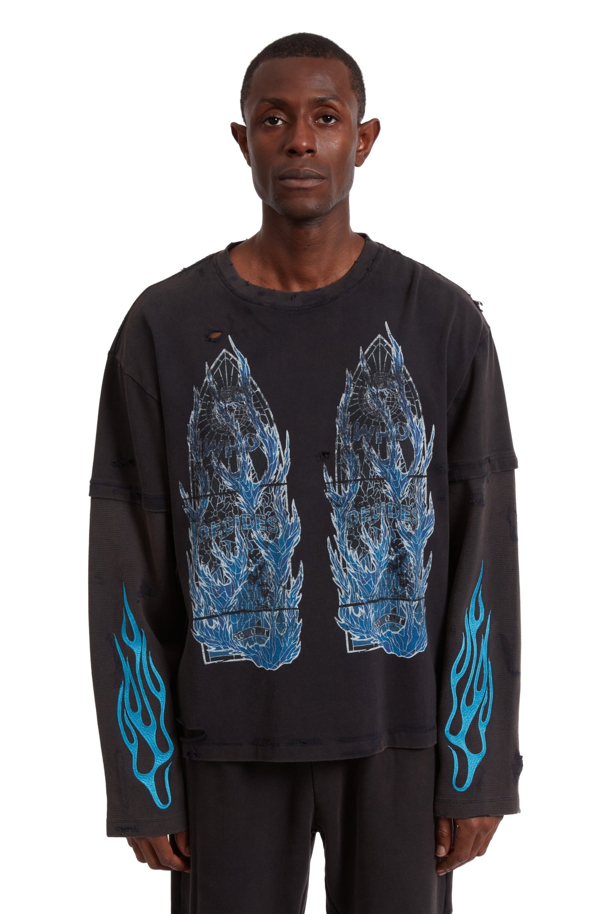 WHO DECIDES WAR FLAME GLASS DOUBLE JERSEY — vista 3