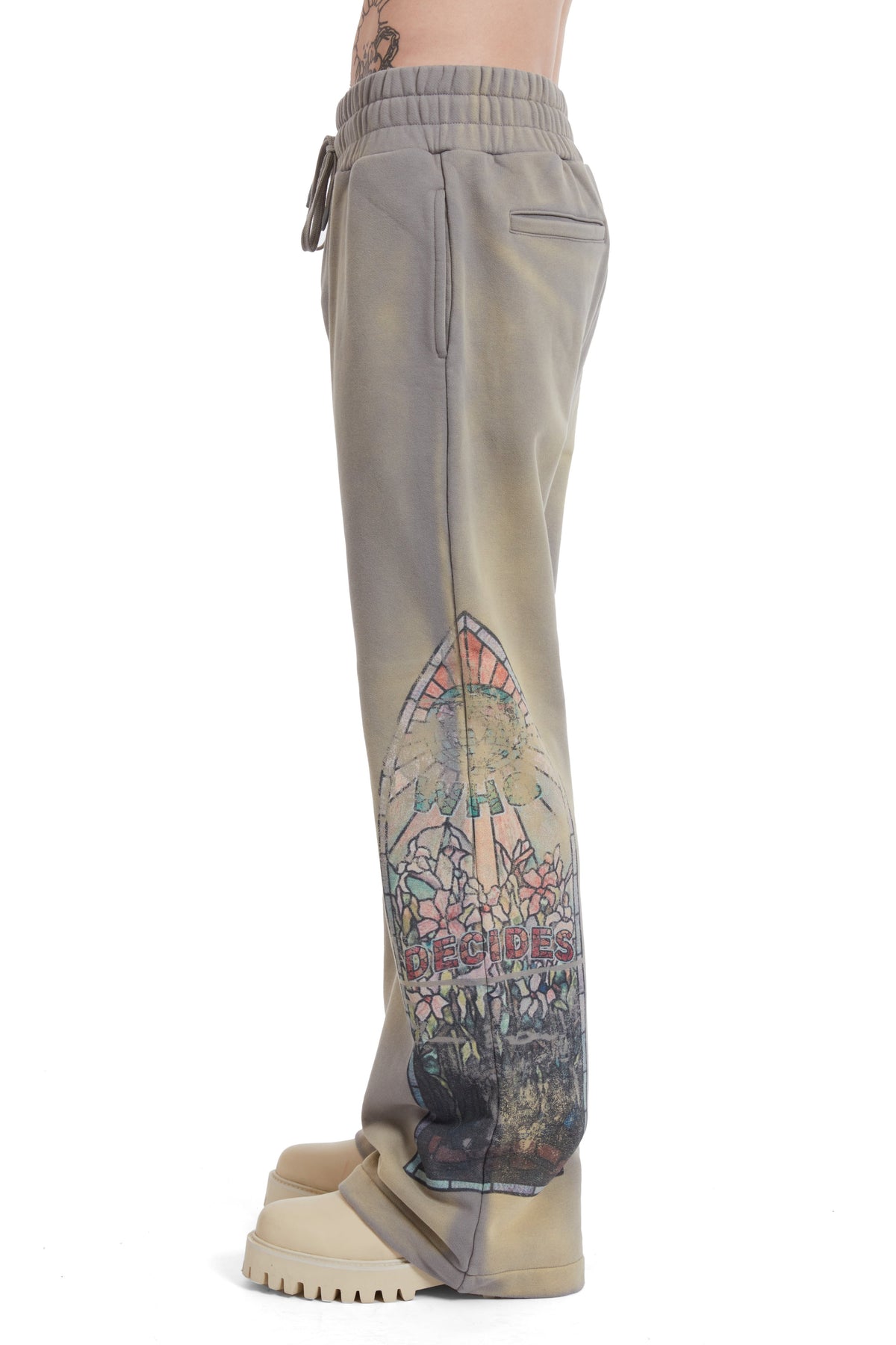 WHO DECIDES WAR FADED SWEATPANT — vista 5