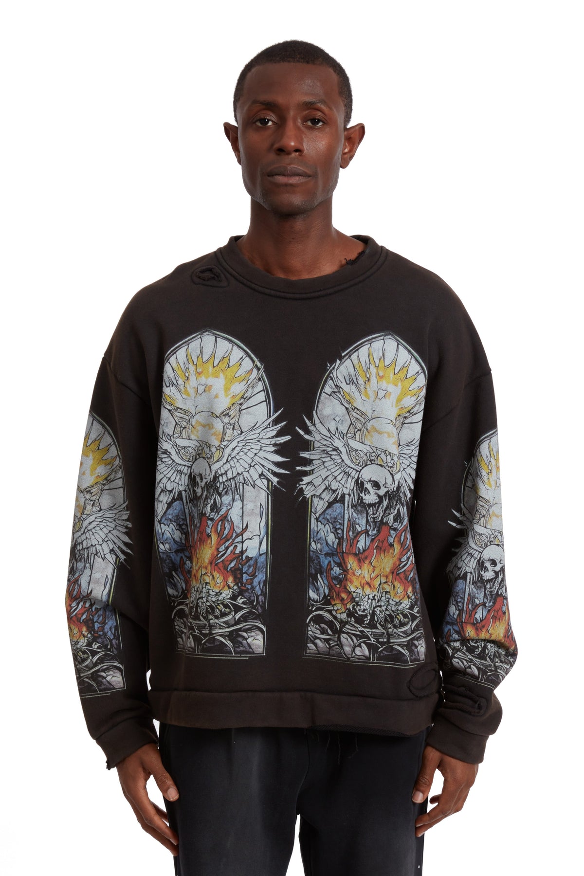 WHO DECIDES WAR SKULL PULLOVER — vista 3