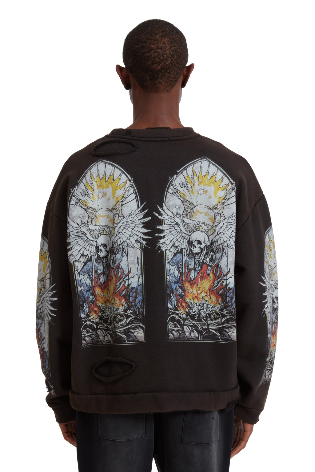 WHO DECIDES WAR SKULL PULLOVER — vista 6