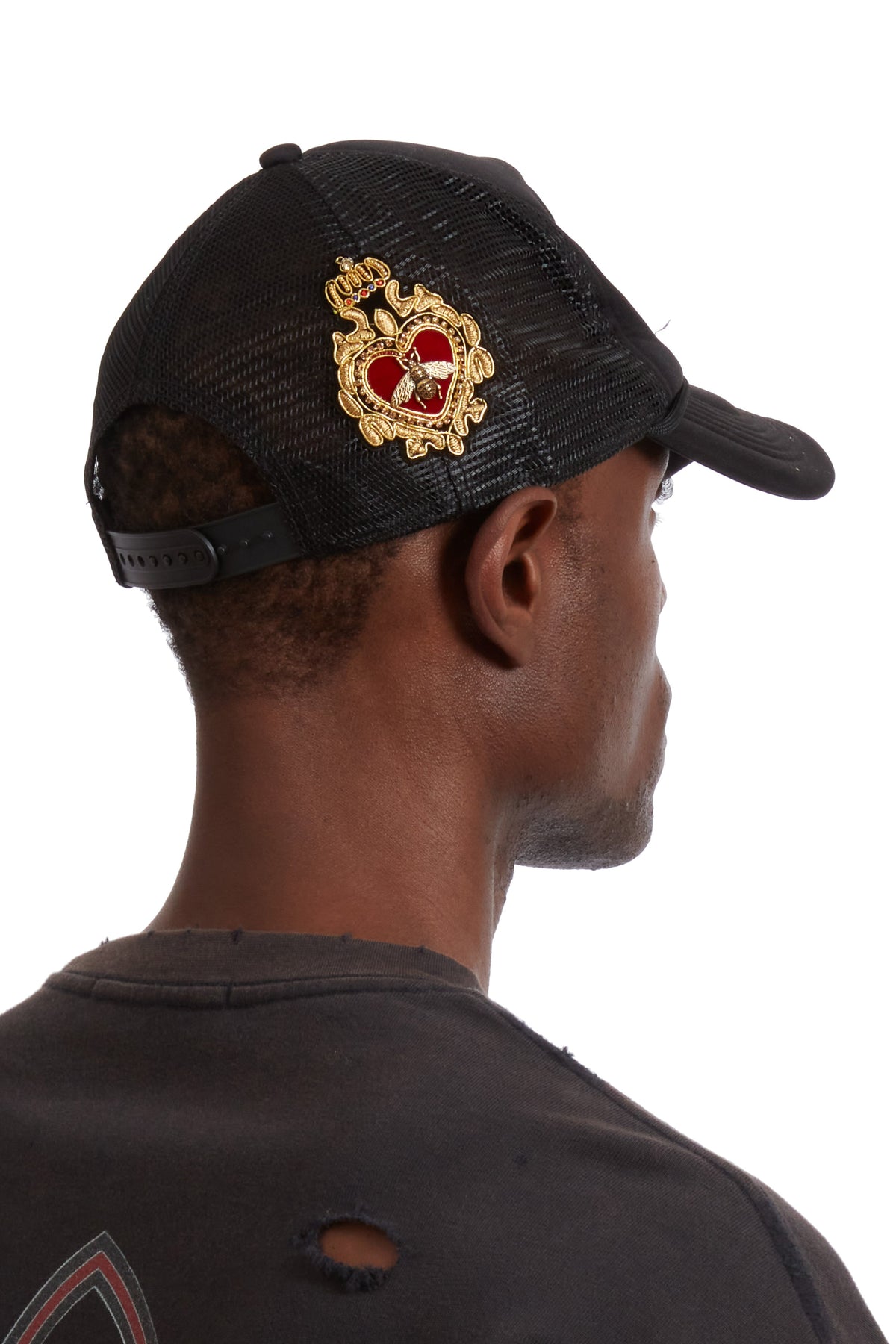 WHO DECIDES WAR BAROQUE TRUCKER HAT COAL — vista 7