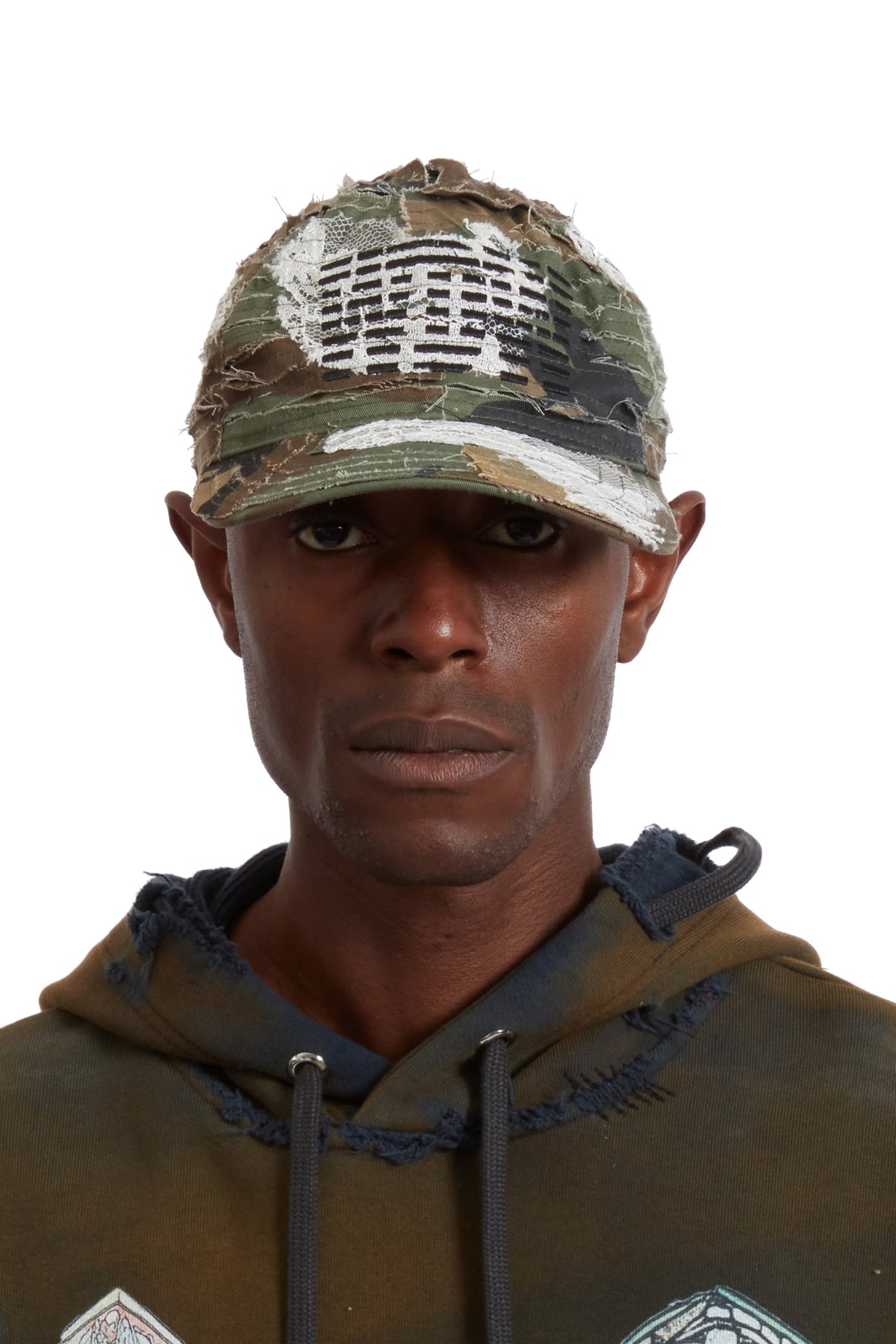 WHO DECIDES WAR CAMO GRID CAP — vista 4