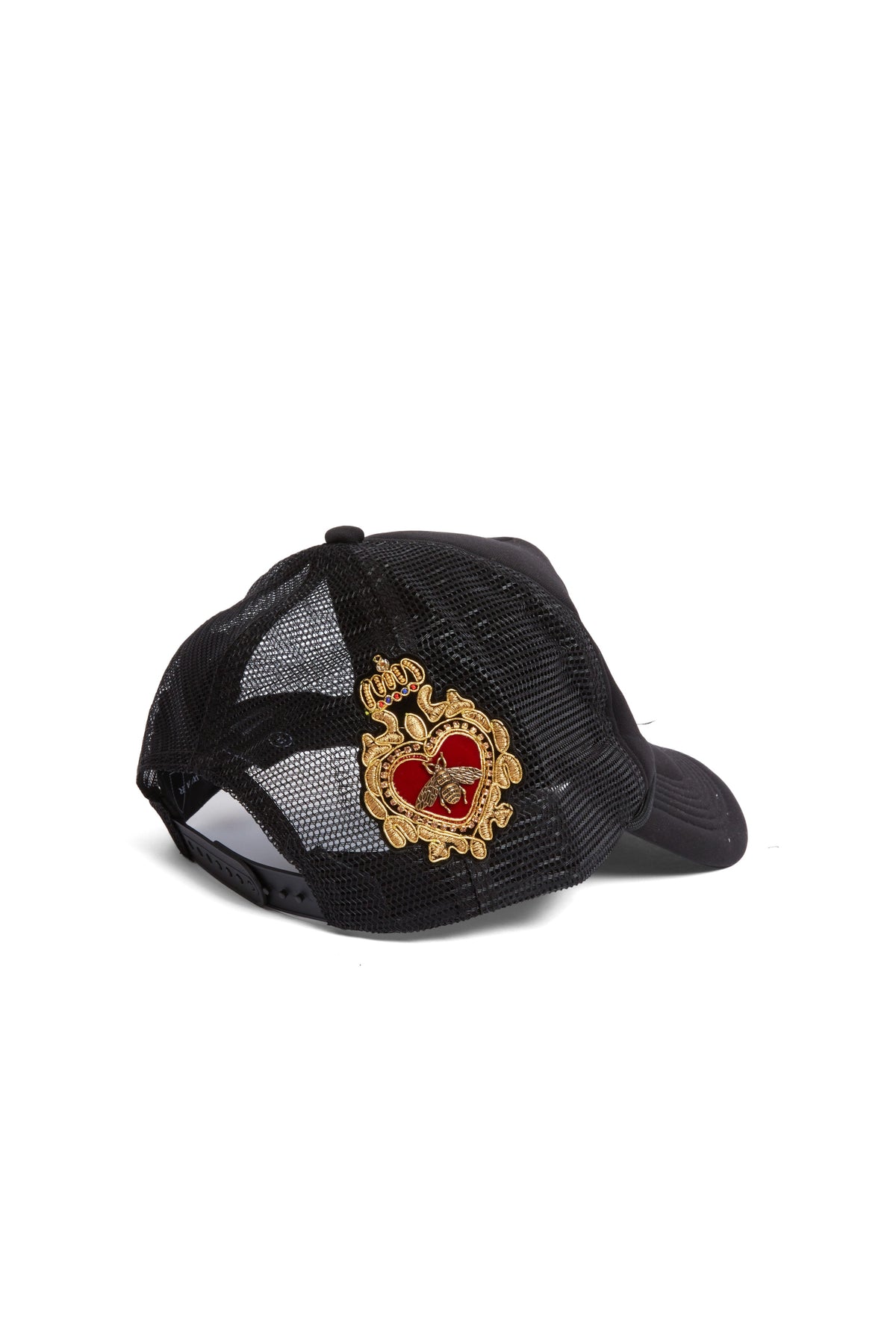 WHO DECIDES WAR BAROQUE TRUCKER HAT COAL — vista 3