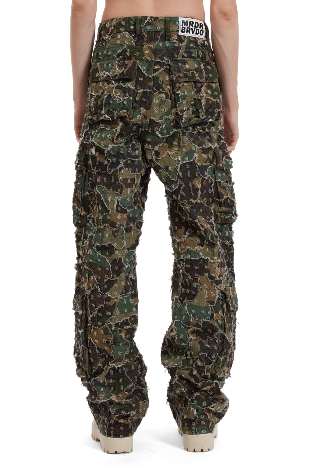 WHO DECIDES WAR MICRO DISTRESSED CARGO PANT — vista 6