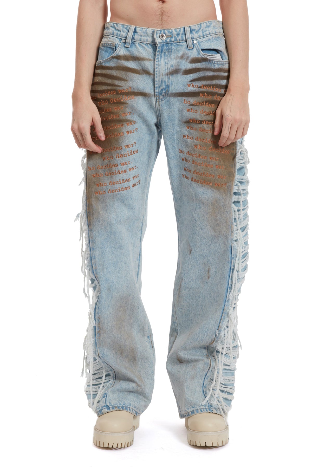 WHO DECIDES WAR MECHANIC ULTRA FLARE DENIM — vista 3