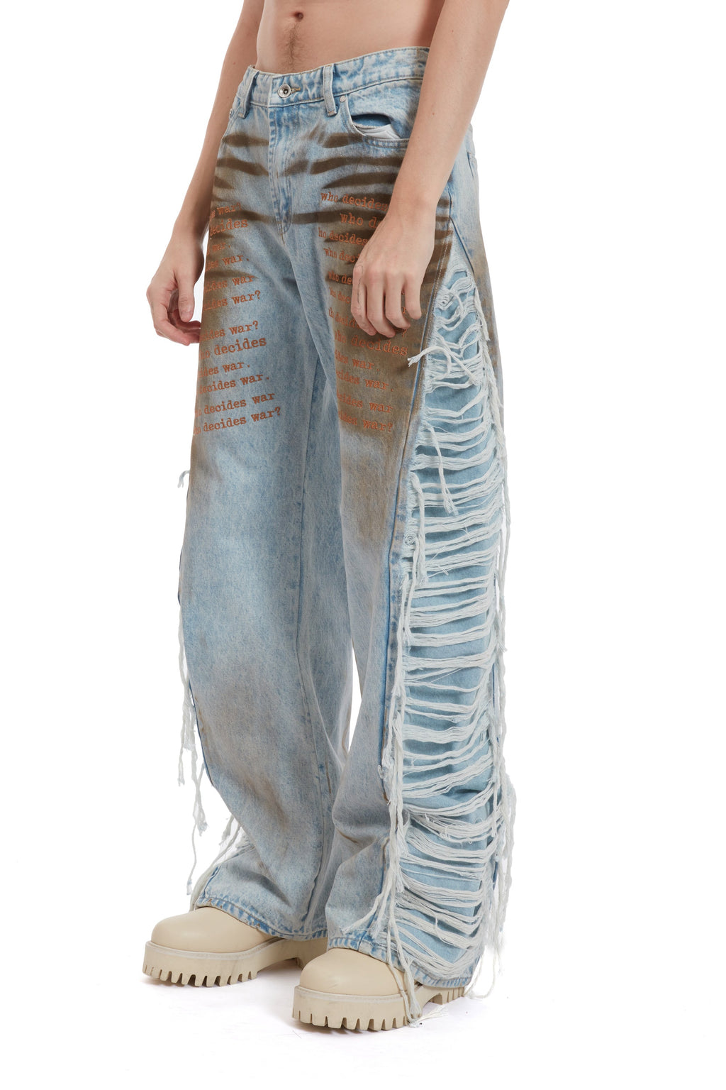 WHO DECIDES WAR MECHANIC ULTRA FLARE DENIM — vista 4