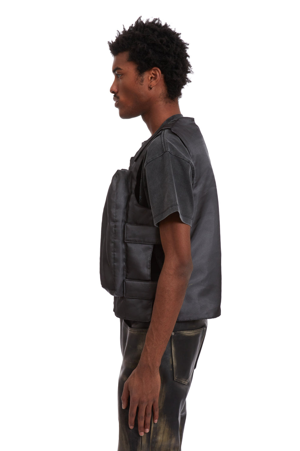 WHO DECIDES WAR ORGANZA BULLET POINT VEST — vista 5