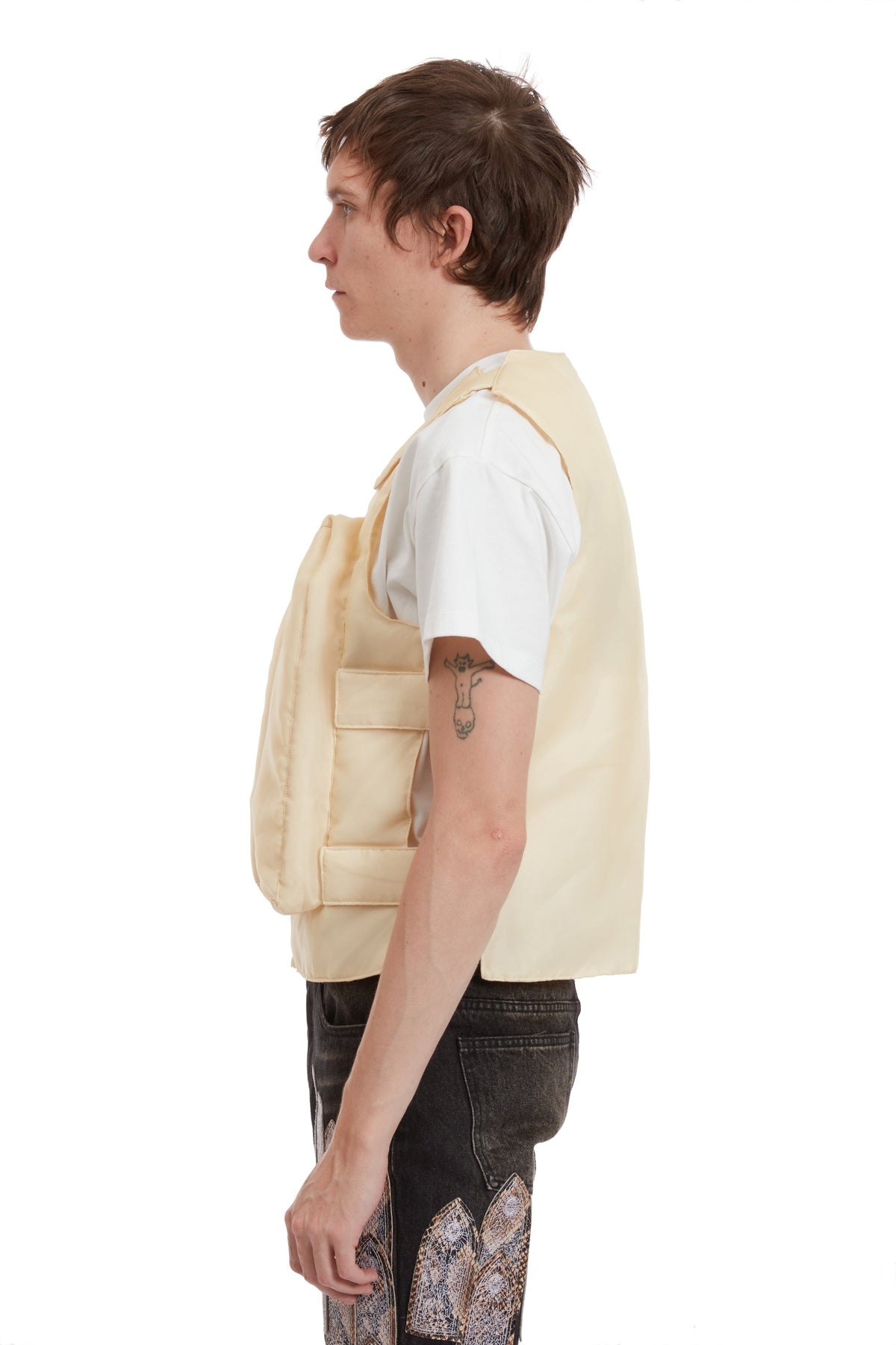 WHO DECIDES WAR ORGANZA BULLET POINT VEST — vista 5
