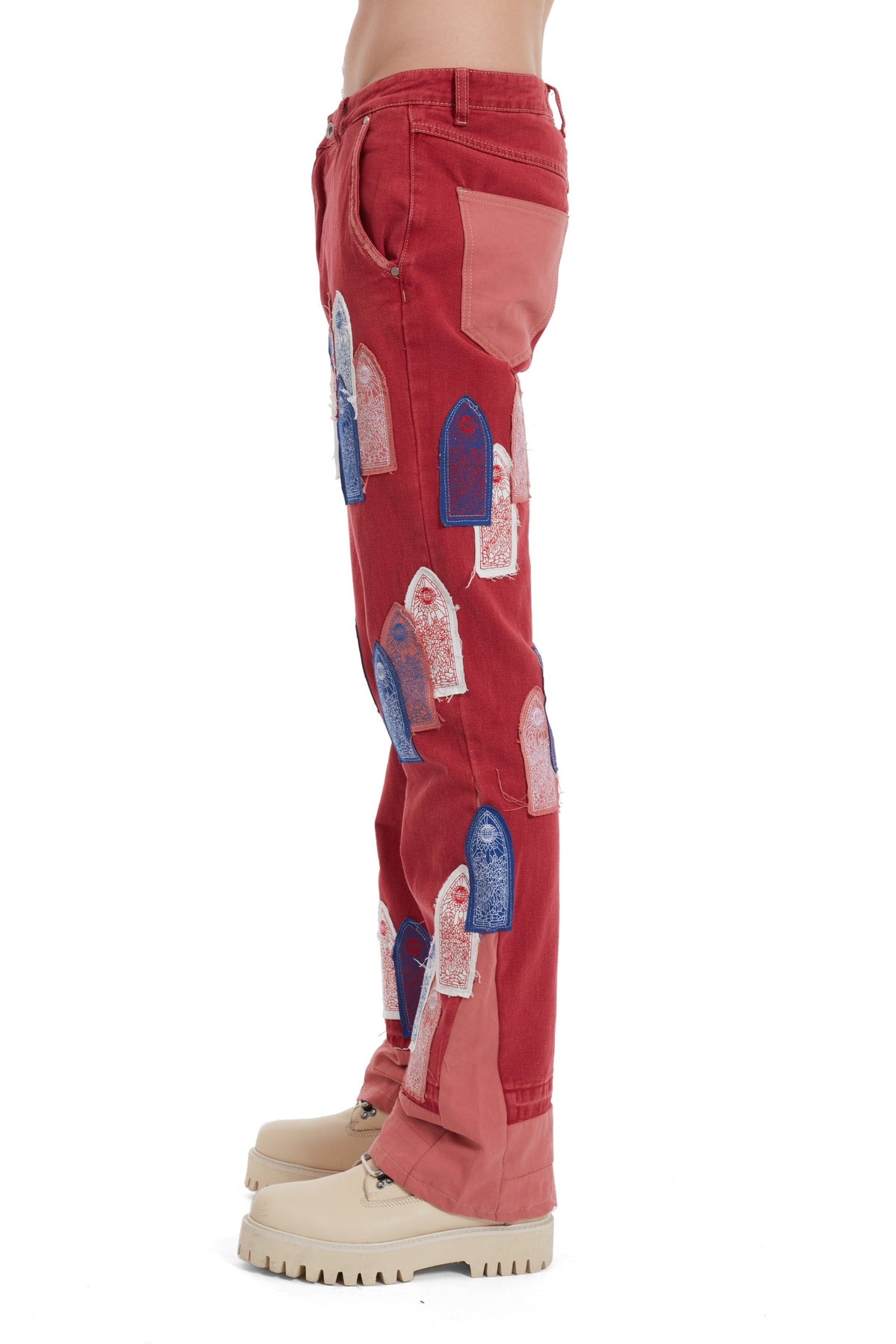 WHO DECIDES WAR PATCHED ARCH CARPENTER PANT — vista 5