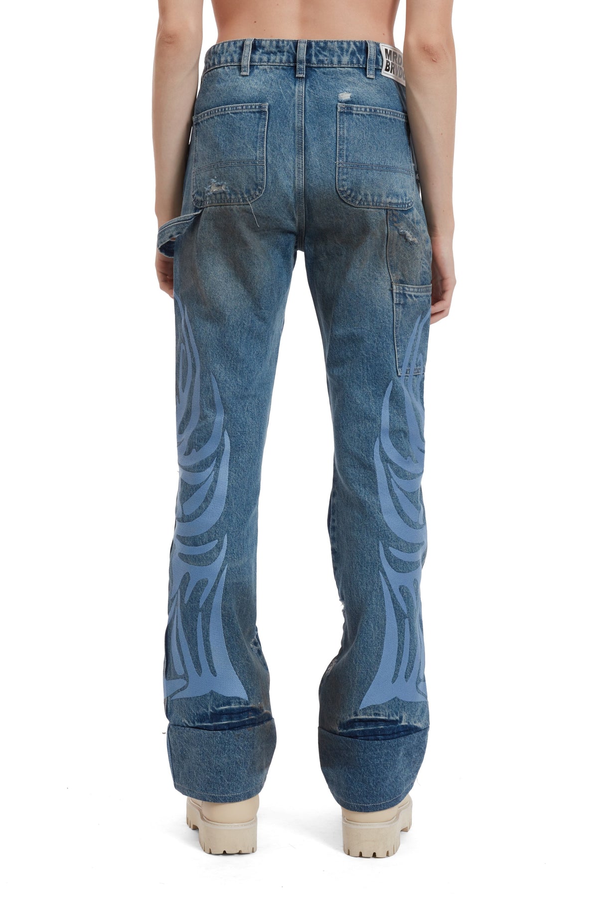 WHO DECIDES WAR WDW WINGED CARPENTER DENIM — vista 6