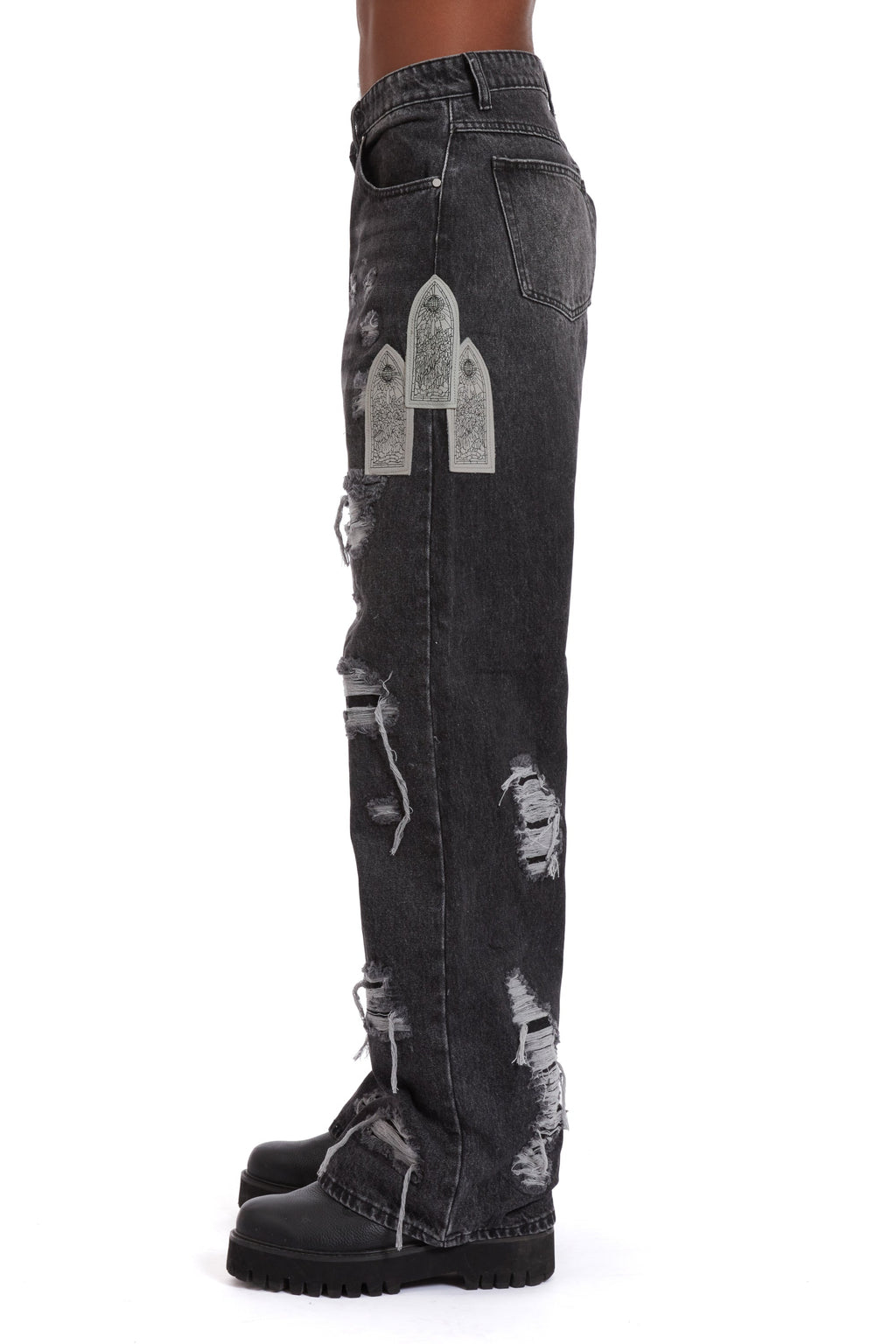 WHO DECIDES WAR SIDE PATCH RELAXATION DENIM — vista 5