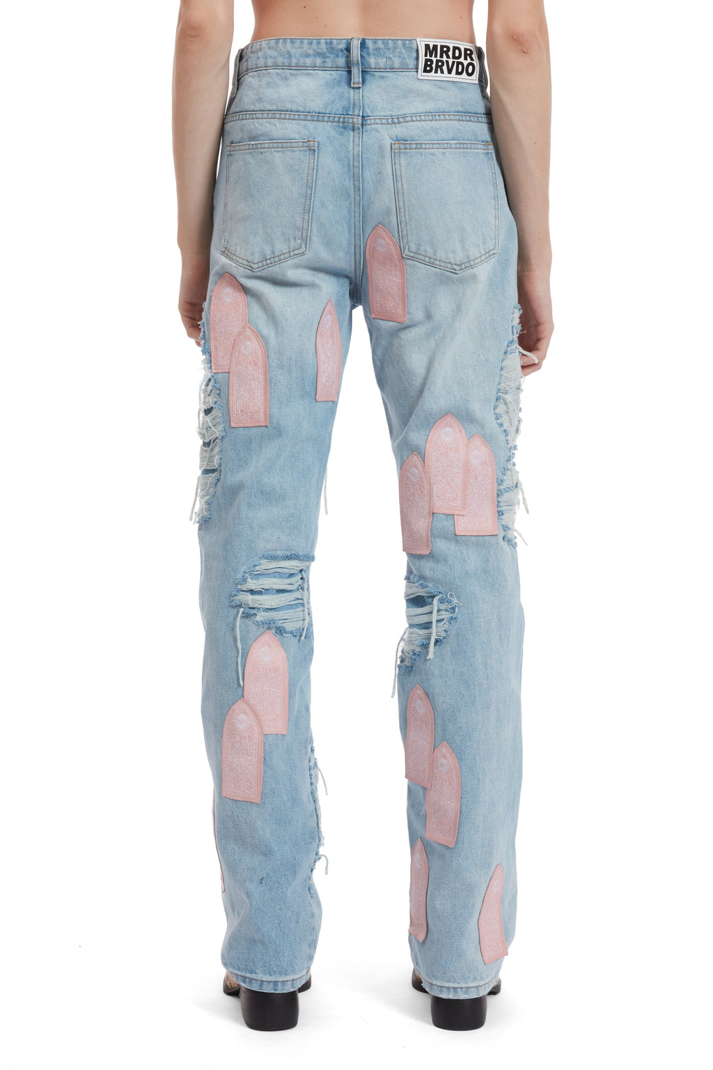 WHO DECIDES WAR EASTER PINK DENIM — vista 6