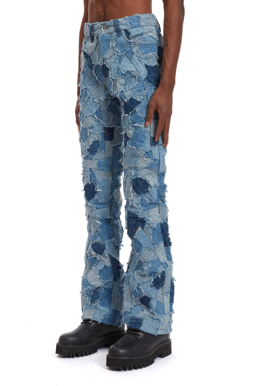 WHO DECIDES WAR DENIM BORO MOTO PANT — vista 4